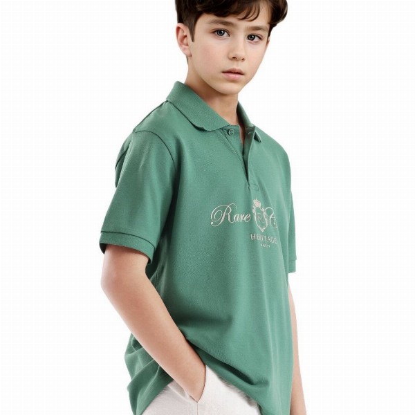 Rare Ones Boys Hd Print Polo