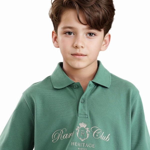 Rare Ones Boys Hd Print Polo