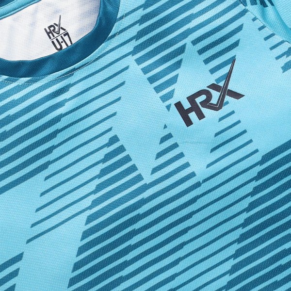 HRX by Hrithik Roshan Boys Rapid Dry Geometric Printed T-Shirt