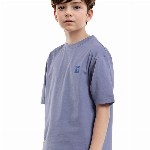 RARE ONES Boys Typography Printed Round Neck Cotton Relaxed Fit T-shirt