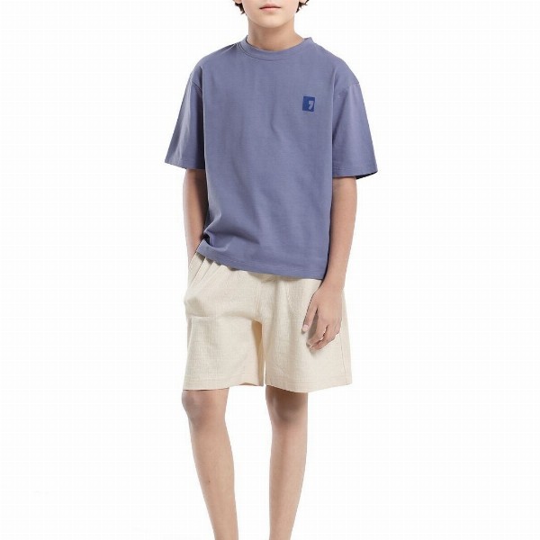 RARE ONES Boys Typography Printed Round Neck Cotton Relaxed Fit T-shirt