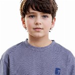 RARE ONES Boys Typography Printed Round Neck Cotton Relaxed Fit T-shirt