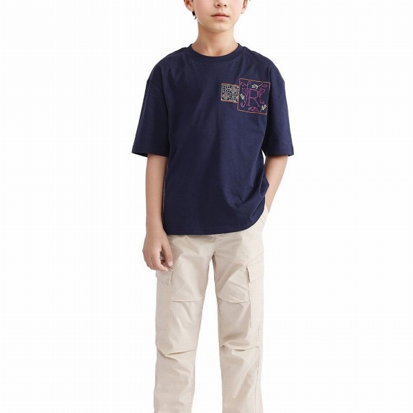 Rare Ones Boys Embroidered Boxy T-Shirt