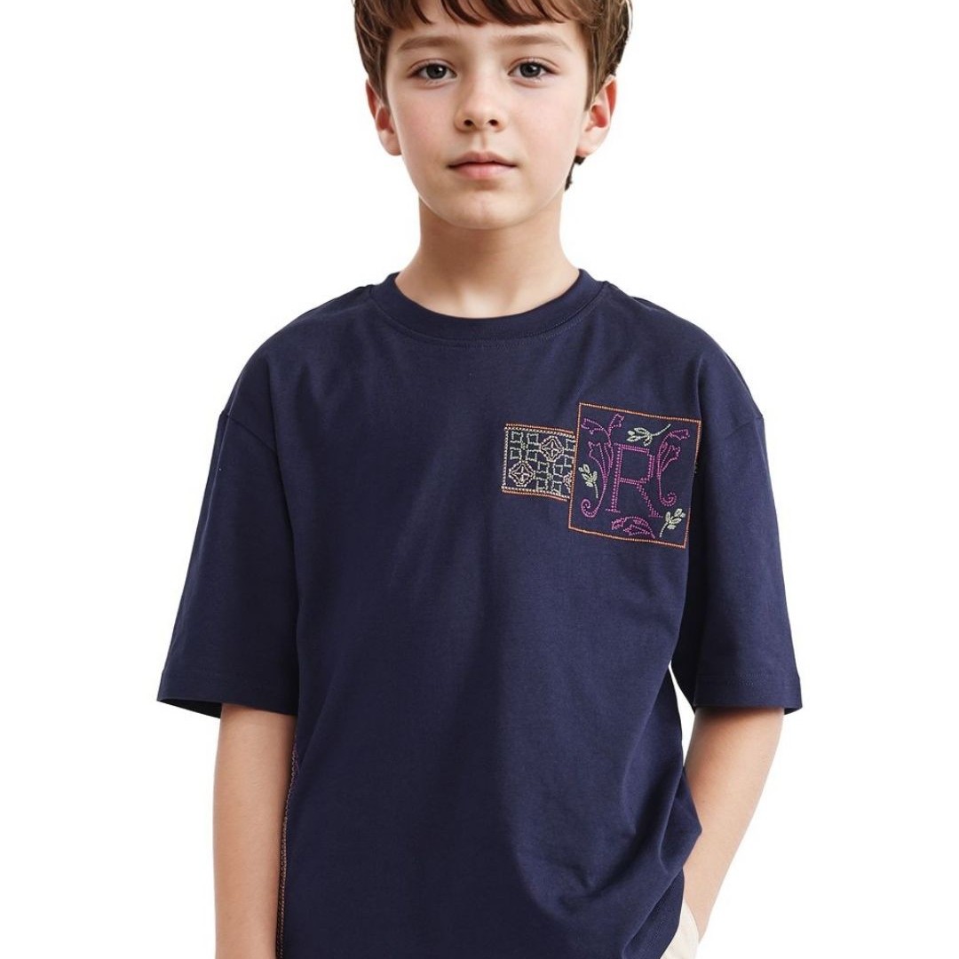 Rare Ones Boys Embroidered Boxy T-Shirt