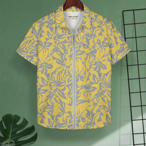 HELLCAT Boys Pack of 2 Cotton Opaque Printed Casual Shirt