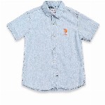 U.S. Polo Assn. Kids Boys Classic Chambray Weave Pure Cotton Casual Shirt