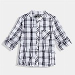 HERE&NOW Boys Checked Pure Cotton Shirt