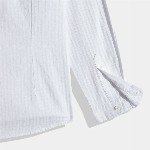 Allen Solly Junior Boys Slim Fit Self Design Pure Cotton Casual Shirt With Bow Tie