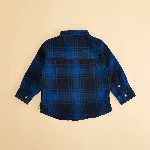 Pantaloons Baby Boys Checked Spread Collar Roll-Up Sleeves Cotton Casual Shirt