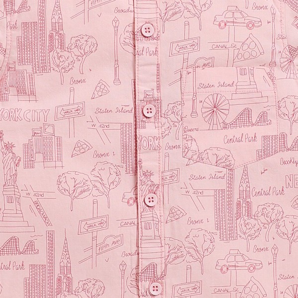 Happy Faces Kids Boys Printed Pure Cotton Casual Shirt