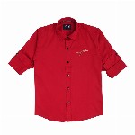 CAVIO Boys Red Solid Casual Shirt