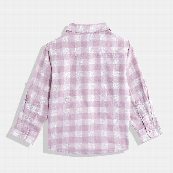 United Colors of Benetton Boys Cotton Checked Casual Shirt