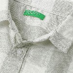 United Colors of Benetton Boys Spread Collar Checked Cotton Casual Shirt