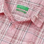 United Colors of Benetton Boys Spread Collar Tartan Checked Cotton Casual Shirt