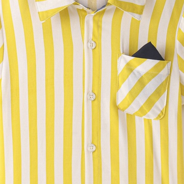 CrayonFlakes Boys Striped Casual Shirt