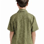 RARE ONES Boys Boxy Floral Opaque Printed Casual Shirt