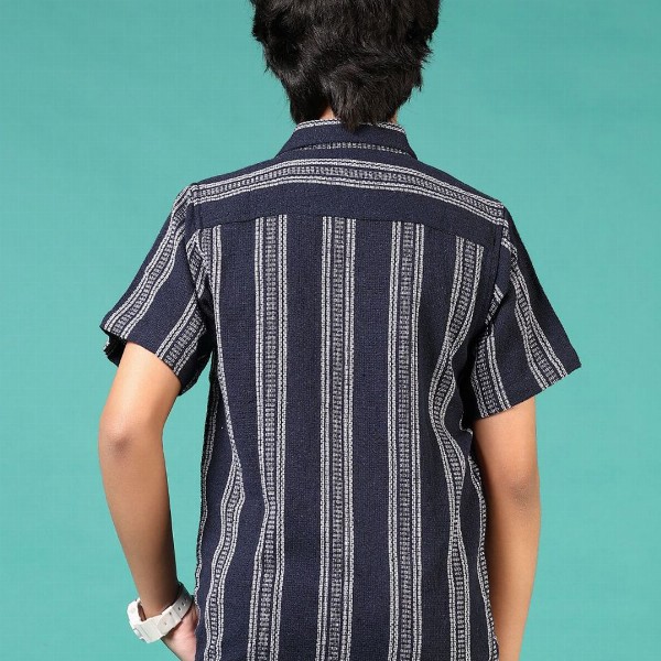 V-Mart Boys Opaque Striped Casual Shirt