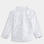 United Colors of Benetton Boys Cotton Micro Ditsy Printed Casual Shirt