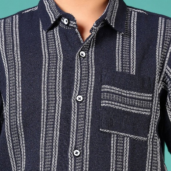 V-Mart Boys Opaque Striped Casual Shirt