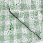 United Colors of Benetton Boys Cotton Windowpane Checked Casual Shirt