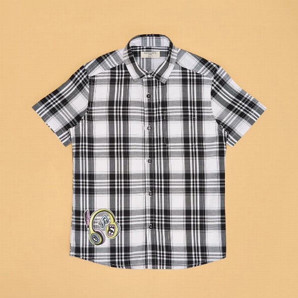 Pantaloons Junior Boys Spread Collar Tartan Checked Cotton Casual Shirt