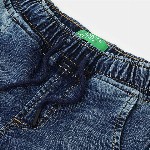 United Colors of Benetton Boys Mid-Rise Heavy Fade Cotton Jogger Jeans