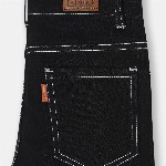 Urbano Juniors Boy's Black Loose Baggy Fit Washed Denim Cargo Jeans with Stretchable