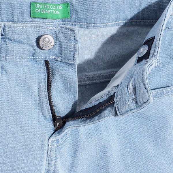 United Colors of Benetton Boys Slim Fit Mid-Rise Stretchable Jeans