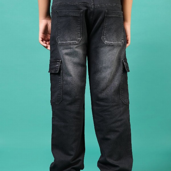 V-Mart Boys Low Distress Light Fade Jeans