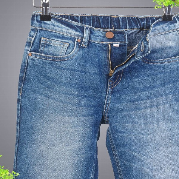 HERE&NOW Boys Wide Leg Mid-Rise Heavy Fade Stretchable Jeans