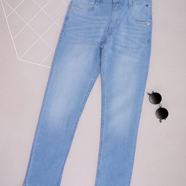 Pantaloons Junior Boys Slim Fit Light Fade Mid-Rise Stretchable Jeans