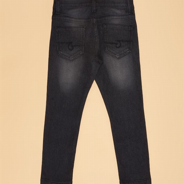 Pantaloons Junior Boys Mid-Rise Slash Knee Light Fade Jeans