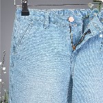 HERE&NOW Boys Relaxed Fit Mid-Rise Slash Knee Stretchable Jeans