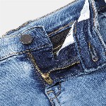 HERE&NOW Boys Blue Slim Fit Mid-Rise Heavy Fade Acid Wash Stretchable Jeans