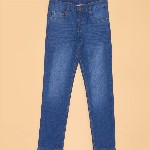 Pantaloons Junior Boys Slim Fit Mid-Rise Low Distress Light Fade Jeans