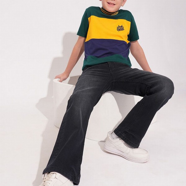 Jack & Jones Junior Boys Bootcut Light Fade Stretchable Jeans
