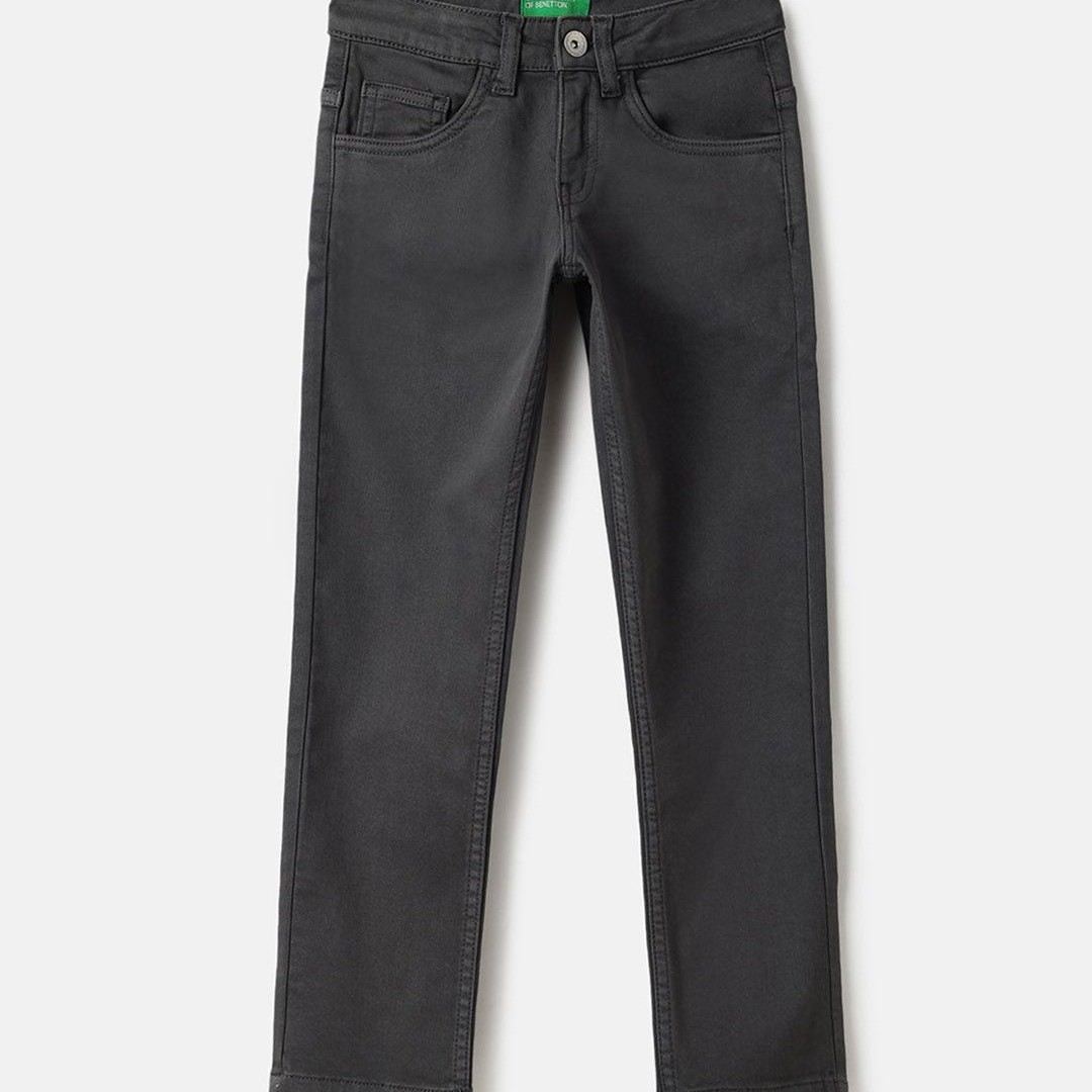 United Colors of Benetton Boy Mid-Rise Slim Fit Jeans