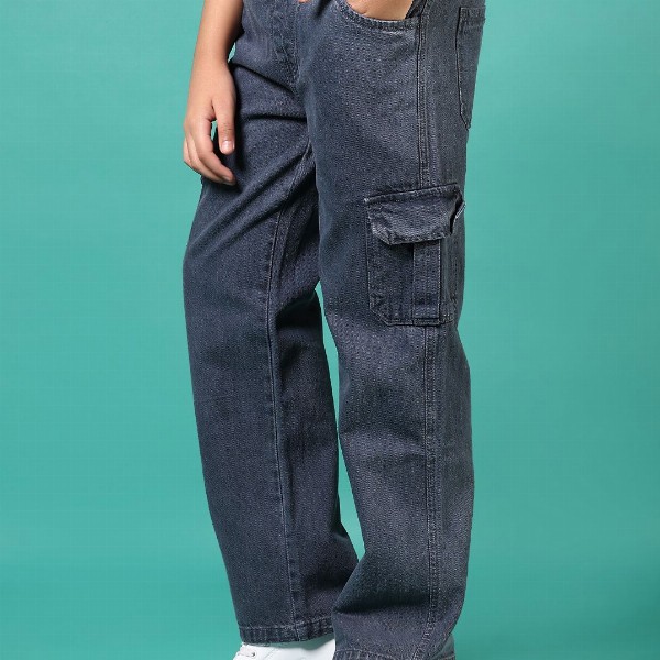 V-Mart Boys Straight Fit Low Distress Jeans