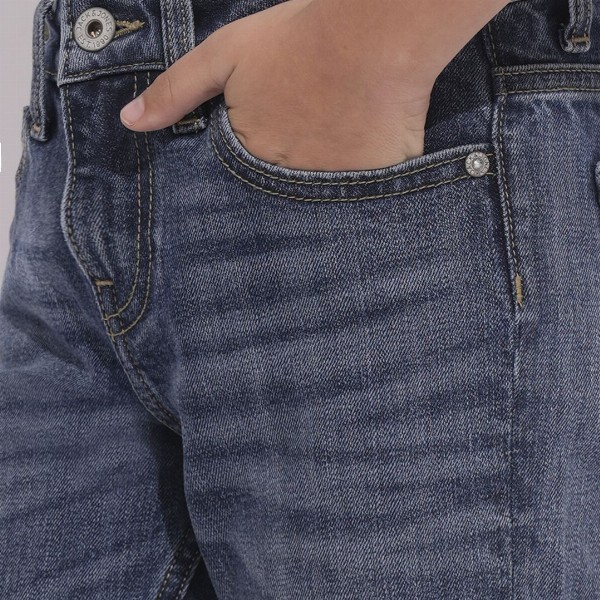 Jack & Jones Junior Boys Mid-Rise Straight Fit Stretchable Jeans