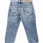 U.S. Polo Assn. Kids Boys Blue Slim Fit Clean Look Heavy Fade Cotton Jeans