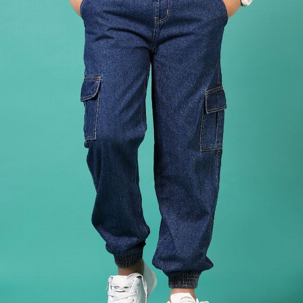 V-Mart Boys Jogger Highly Distressed Jeans