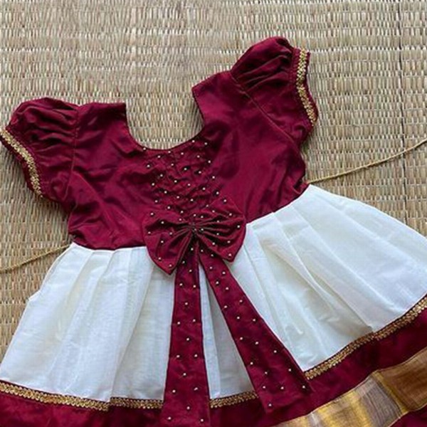 UFB Girls Silk Fit & Flare Dress