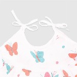 Kidbea Infant Girls Pack Of 4 Conversational Printed Round Neck Cotton Fit & Flare Dress