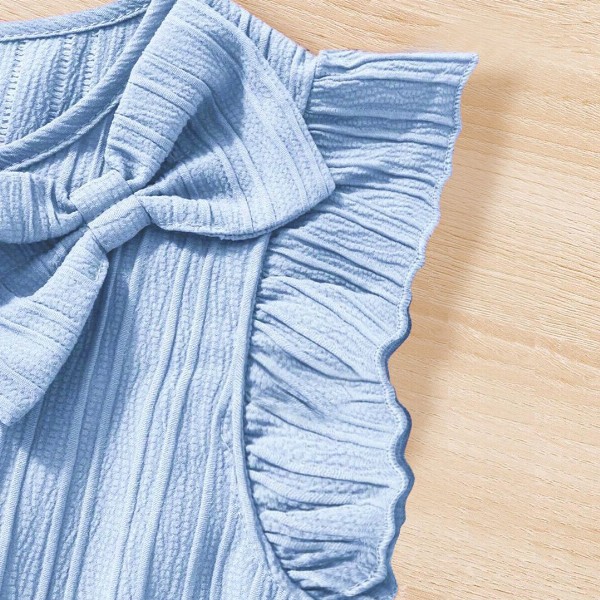 YK Flutter Sleeve A-Line Dress