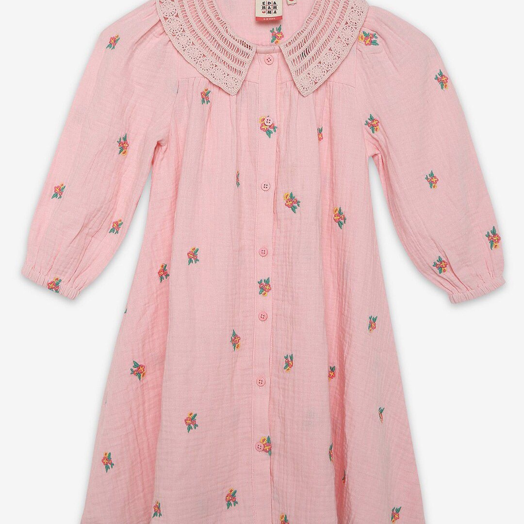 Ed-a-Mamma Girls Floral A-Line Dress