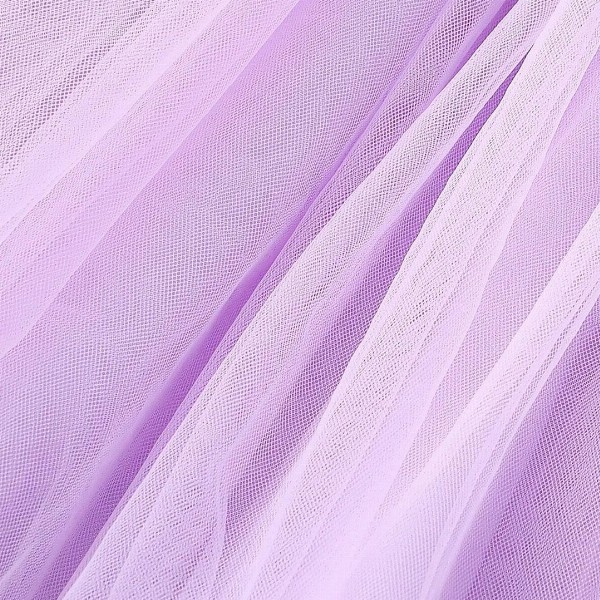 BAESD Girls Self Design Embroidered Ruffled Fit & Flare Dress