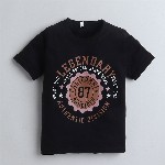 BAESD Boys Notched Lapel Collar Single-Breasted Blazer with Trouser & T-Shirt 3-piece Suit