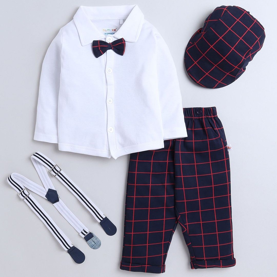 BUMZEE Boys Pure Cotton Suit Set