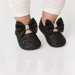 Star Fish Unisex Kids Bow Detail Cotton Booties