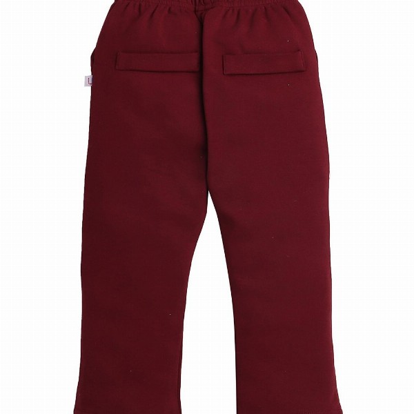 BUMZEE Boys Maroon & White Printed Shirt with Trousers